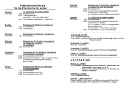 Gottesdienstordnung vom 17. Juli 2016 bis 24. Juli 2016 (PDF