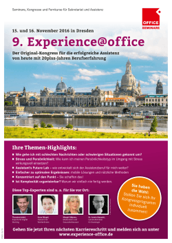 PDF Version - OFFICE Seminare