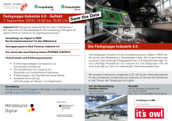 Save the Date - Fraunhofer IEM