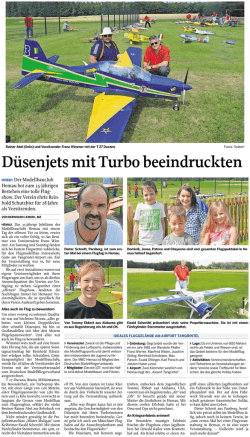 D&uuml;senjets mit Turbo beeindruckten