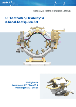 OP Kopfhalter „Flexibility“ - Noras MRI products