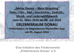 Preisverleihung-2016 - Förderverein Erlebnisraum Donau eV