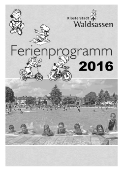 Ferienprogramm 2016