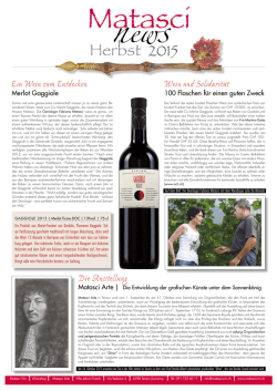 Herbst 2015 - Matasci Vini