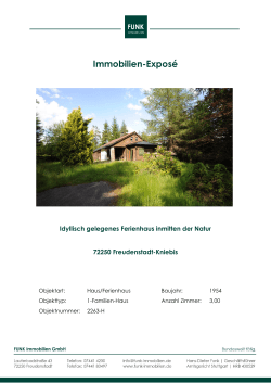 Exposé als PDF - FUNK Immobilien
