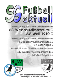 Heft 1 - Saison 2016/17