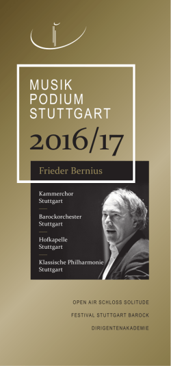 MUSIK PODIUM STUTTGART