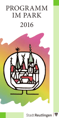 Programm im Park - Stadt Reutlingen