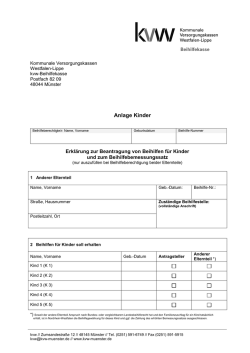 Kinder - Kommunale Versorgungskassen Westfalen