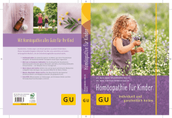 Hom&ouml;opathie f&uuml;r Kinder