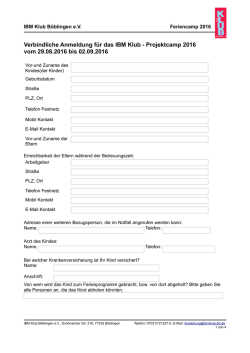 hier online - IBM Klub B&ouml;blingen eV