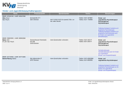 Kinder- und Jugendlichenpsychotherapeuten