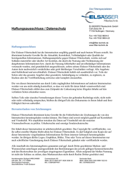 Haftungsausschluss/Datenschutz-Informationen k&ouml;nnen Sie hier als