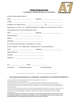 Die U18 Vereinbarung k&ouml;nnt Ihr hier