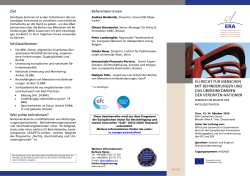 Flyer zum Seminar der Europäischen Rechtsakademie