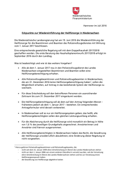 Informationsblatt zur Wiedereinf&uuml;hrung der