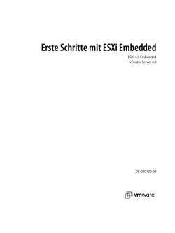 Erste Schritte mit ESXi Embedded
