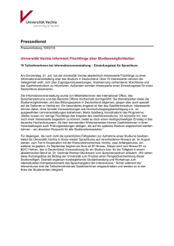 PM 109 - Universität Vechta