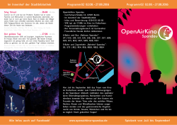 Spielplan PDF - Openairkino Spandau