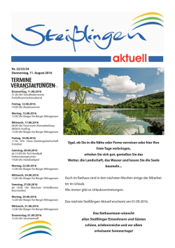 Egal, ob Sie in die N&auml;he oder Ferne verreisen oder hier Ihre freie