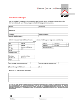 Interessentenbogen