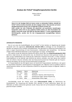 Finhol Studie in Kurzform als PDF