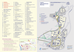 Aktueller Lageplan - Universitätsklinikum Würzburg