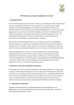 Innovative Projektideen entwickeln