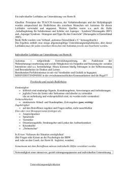 Ein individueller Leitfaden
