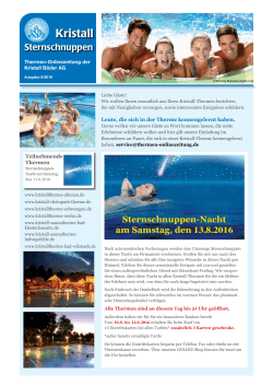 Onlinezeitung PDF - Thermen Onlinezeitung