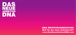 Kurzinformation - Das Neue Arbeiten DNA
