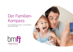 Ihr Familien-Kompass pdf 1,12 MB - Bundesministerium f&uuml;r Familien