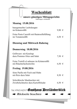 Wochenblatt - Dreiländerblick