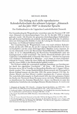 Ein bislang noch nicht reproduzierter Kalenderholzschnitt des