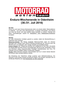 PDF-Ausschreibung: Enduro-Training Odenheim