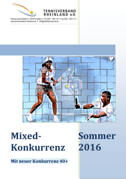 Mixed- Konkurrenz Sommer 2016