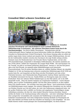 Grenzfest f&auml;hrt schwere Gesch&uuml;tze auf - Vogtland