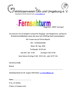 eh&ouml;rlosenverein Ulm und Umgebung e. V.