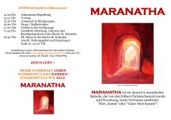 maranatha - Medjugorje