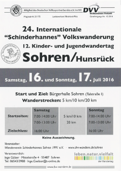 Page 1 - - -- 2. - Mitglied des Deutschen Volkssportverbandes e.V.