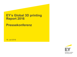 EY`s Global 3D printing Report 2016