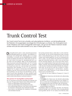 Trunk Control Test