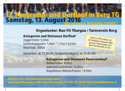Flyer - Run Fit Thurgau