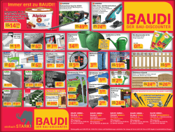 Immer erst zu BAUDI! 2499 2699