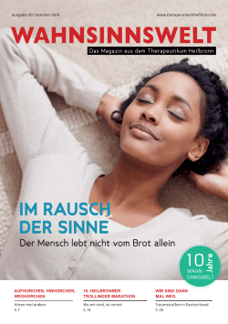 Magazin WAHNSINNSWELT - Therapeutikum Heilbronn