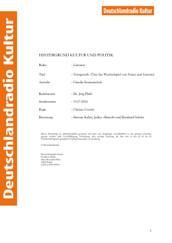 im pdf-Format - Deutschlandradio Kultur