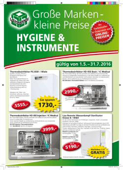 Gro&szlig;e Marken - kleine Preise