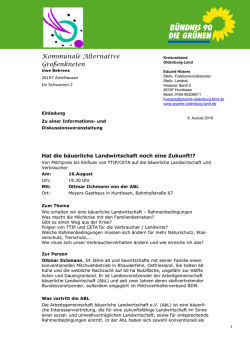 Kleine Anfrage - Kommunale