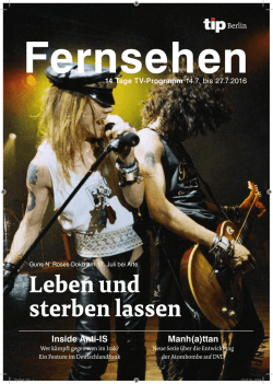 Leben und sterben lassen