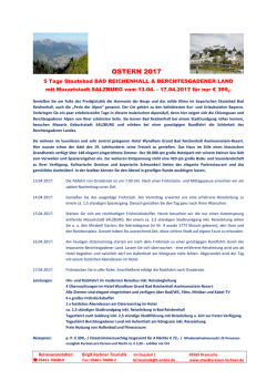 Informationen - Birgit Fechner Touristik